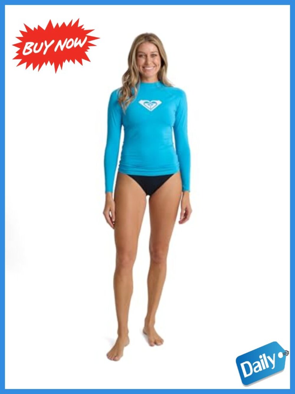 Rashguard Long Sleeve UPF 50+ Quick Dry Recycled Swim Shirt